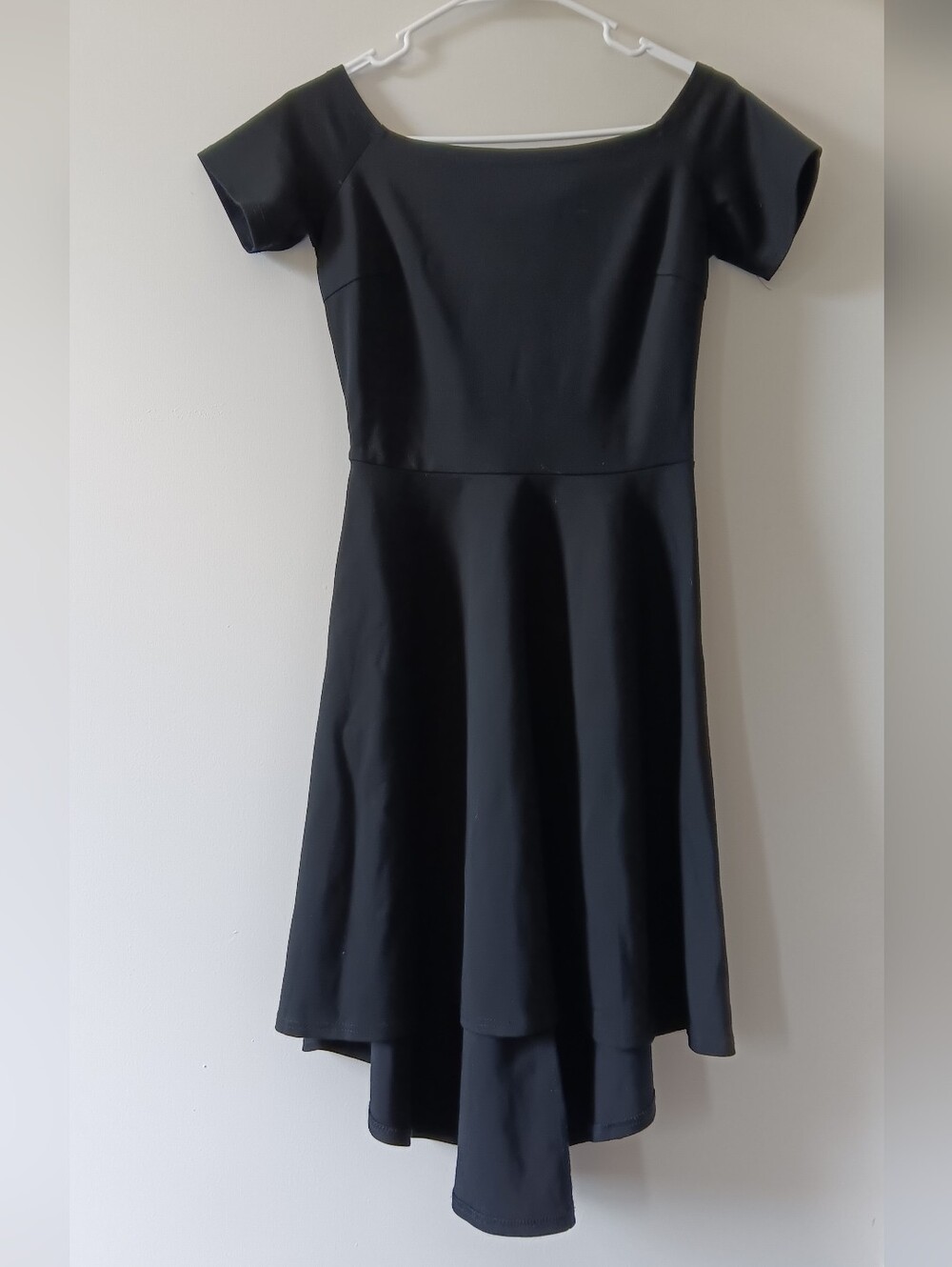 Formal Black High Low Dress